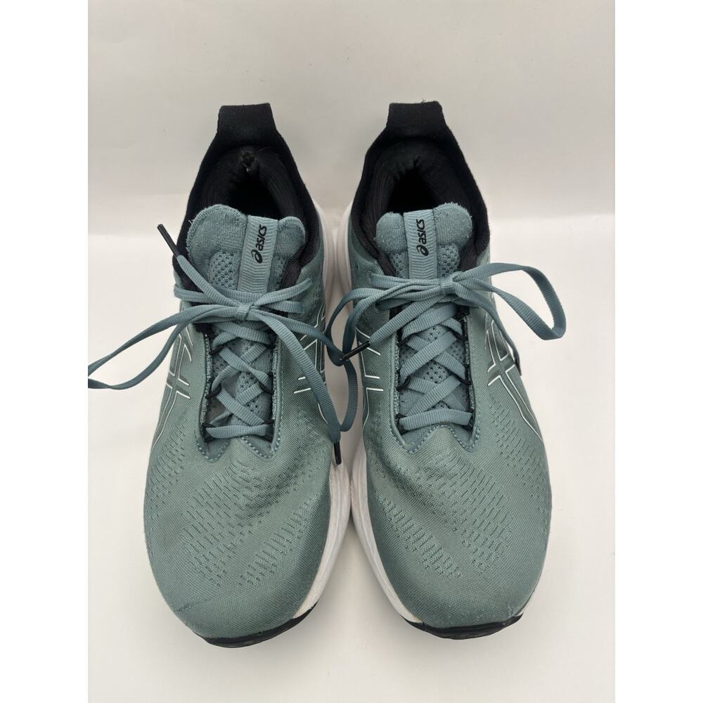 ASICS Gel Nimbus 25 Foggy Teal Sneakers Men Size 9 - Picture 3 of 11
